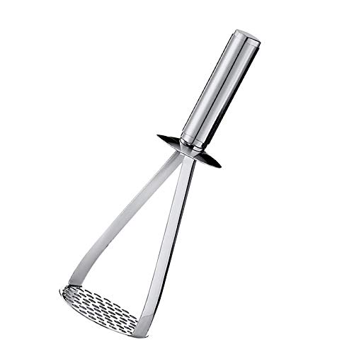 ZHAOW Potato Masher Silicona Acero Inoxidable ajo Prensa Calva máquina ajo Prensa Seguridad Cocina Ayuda Mash Mash Potato Masher