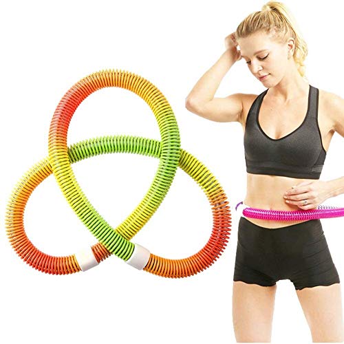 ZYF Hula Hoop Aros, portátil y fácil de almacenar, Material de PVC, Juntas reforzadas, Equipo de Ejercicio for Bajar de Peso for los Adultos