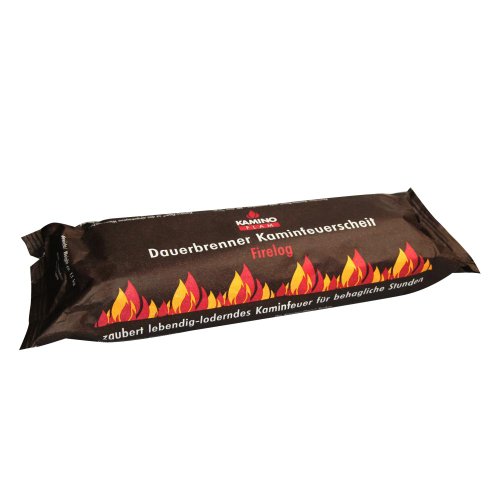 20 pcs (2 cajas de 10 pcs) kaminoflam - chimenea de leño de combustión lenta, de combustible para chimeneas, horno de leña, estufa de azulejos