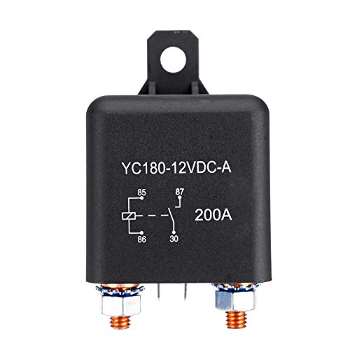 Adecuado para el coche 2 PCS Relés 200A 12V DC Coche Automotriz ON / OFF Switch Batería de la caja de la embarcación de automóviles 200Amp Interruptor de automóviles de arranque de automóviles de alta