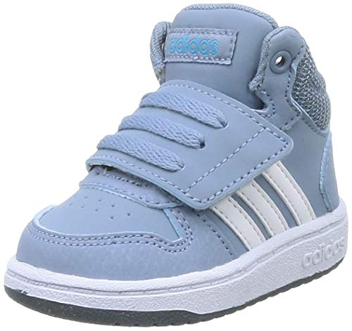 adidas Hoops Mid 2.0 I, Zapatillas, AZUTAC/FTWBLA/AZULEG, 23 EU