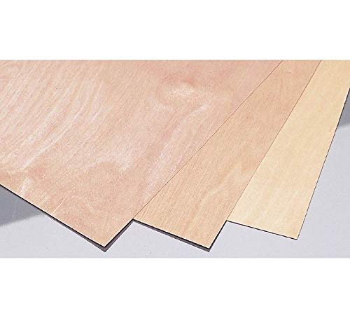 Aeronaut Madera contrachapada de abedul de 1,0 mm, 600 x 300 x 1,0