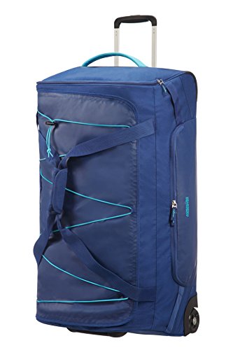 American Tourister Road Quest Wheeled Duffle Large Bolsa de Viaje, 79 cm, 114 Liters, Azul (Deep Water Blue)