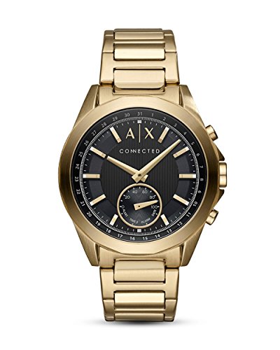 Armani Exchange Smartwatch Híbrido para Hombre de Connected con Correa en Acero Inoxidable AXT1008