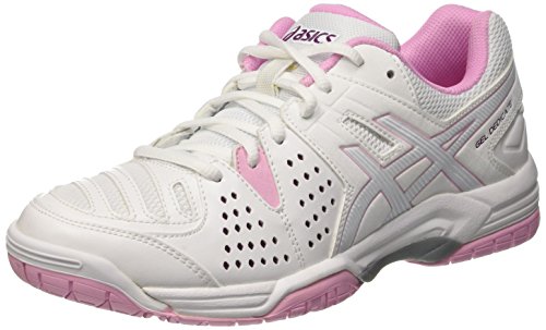 Asics Gel-Dedicate 4 W, Zapatillas de Tenis para Mujer, Multicolor (White/Cotton Candy/Plum), 40.5 EU