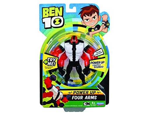 Ben 10 Deluxe Power Up cifras – cuatro brazos , Modelos/colores Surtidos, 1 Unidad