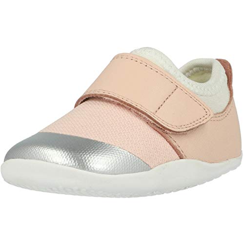 Bobux Xplorer Dimension II Rosa/Plateado (Seashell/Silver) Cuero 22 EU