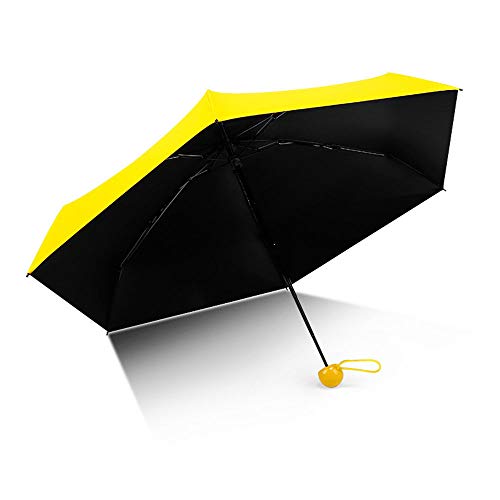 Cápsula Paraguas plegable doble a prueba de viento Portátil Plegable Compacto Ultra Ligero Fortalece a prueba de viento Mini bolsillo Sombra Lluvia Regalo Porcentaje Niñas Cuatro estaciones