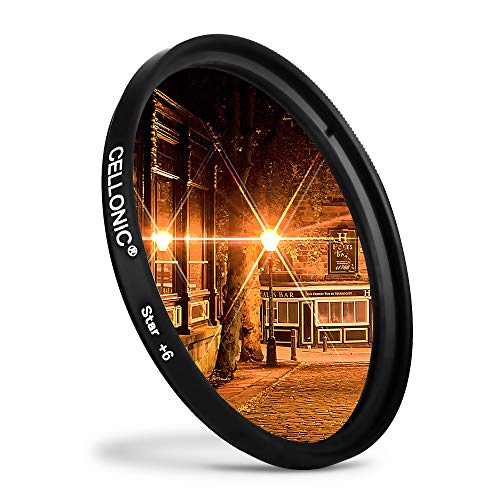 CELLONIC® Filtro Estrella para Ø 58mm (6 Point) Star Filter, Cross Filter