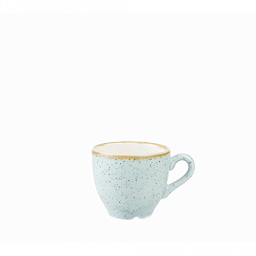 Churchill Stonecast - Taza de café (100 ml, 12 unidades), color azul