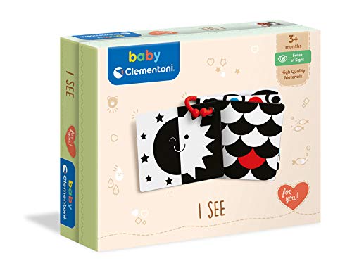 Clementoni - Baby for You-I See-Juego de Primera Infancia, Primeros Actividades, Niños 3 Meses +, Made in Italy, Multicolor, 52479