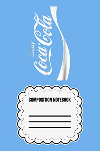 Coca-cola Coke Can Vertical Logo Costume Graphic ZQDWQ Notebook: 120 Wide Lined Pages - 6" x 9" - College Ruled Journal Book, Planner, Diary for Women, Men, Teens, and Children