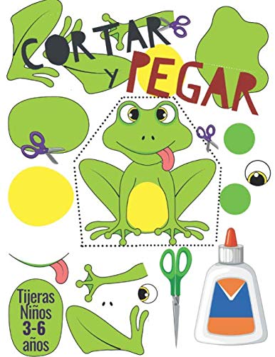 Cortar y Pegar: Tijeras niños 3-6 años.