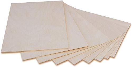 Creative Deco 30 x A3 Tablero Contrachapado | 420 x 300 x 3 mm (+/- 0.5mm) | Madera Maciza Abedul para Bricolaje, Manualidades | Ideal para Pirograbado, Corte por Laser, CNC Router, Modelado, Calado