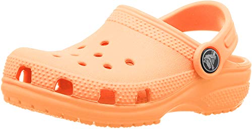 Crocs Classic Clog K, Zuecos Unisex Niños, Cantaloupe, 27/28 EU