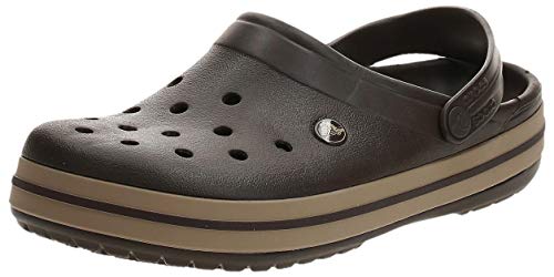 Crocs Crocband U, Zuecos Unisex Adulto, Marrón (Espresso-Khaki), 41-42 EU