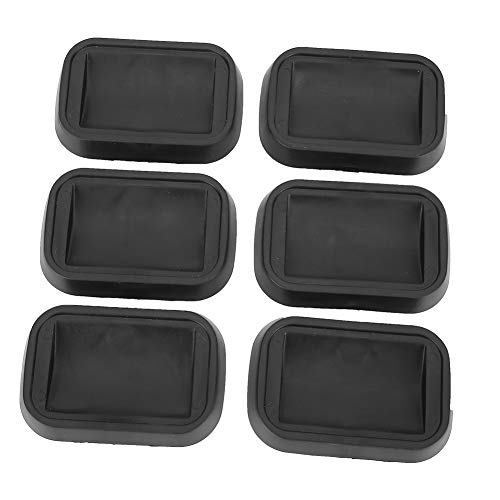 DEWIN Taza con Ruedas - Copas para Muebles Rueda de Goma Antideslizante Posavasos con Ruedas Copas para sofás Camas Sillas Muebles Pisos Suministros 6pcs/Set