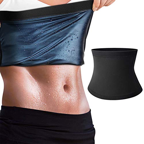 DoreenAbe Sweat Band Waist Trainer for Women, Waist Trainer Sauna Belt, Neoprene-Free Waist Cincher, Weight Loss Training Fitness Waist Band (XXL/3XL)