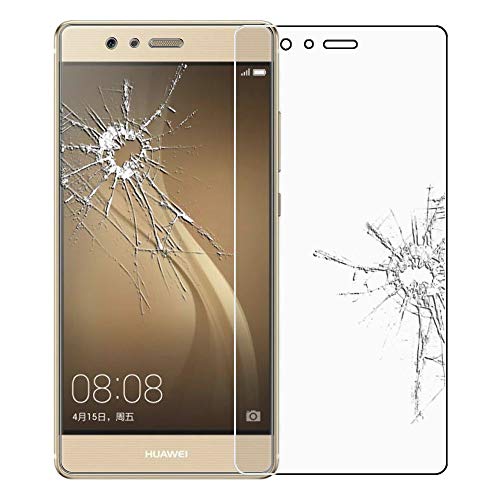 ebestStar - Cristal Templado Compatible con Huawei P9 Protector de Pantalla, Película Vidrio Protectora Ultrafina, Dureza 9H, Sin-Burbujas [Aparato: 145 x 70.9 x 7mm, 5.2'']