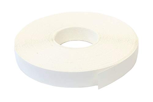 EisenRon - Cinta de melamina para bordes (22 mm x 5 m, con pegamento termofusible), color blanco