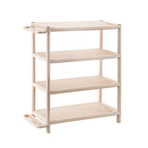 El almacenamiento en zapatero es simple y práctico Zapato de zapatos Simple Plastic Shoe Rack Multi-Capa Calzado Económico Económico, Cocina / Baño Estante, Multifunción Con Zapatos De Almacenamiento