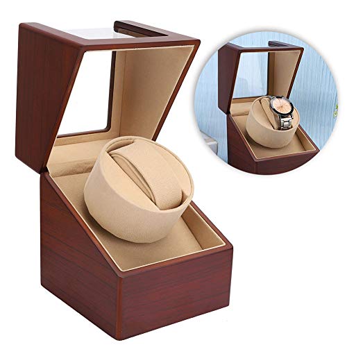 Enrollador de reloj automático simple, Estuche de almacenamiento de enrollador de reloj automático con bastante motor, Caja de almacenamiento de pantalla de reloj para reloj mecánico Reloj de(yo)