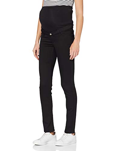 Esprit Maternity Pants OTB Slim Pantalones premamá, Negro (Black 001), 44 (Talla del Fabricante: 42/32) para Mujer