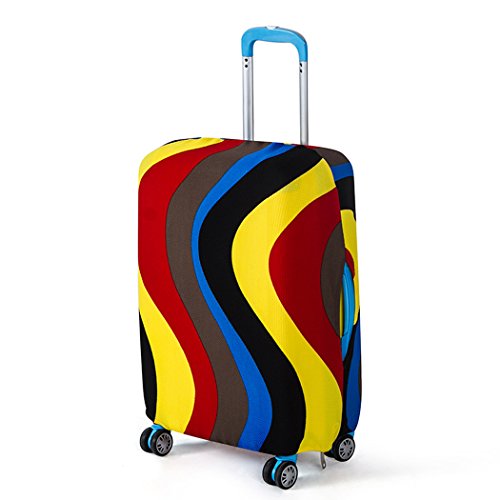 Funda maleta suave elástico de anti-polvo Cubierta de protector equipaje con cremallera