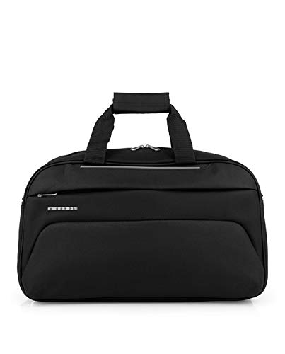 Gabol - Zambia | Bolso de Viaje Grande de Tela de 49 x 28 x 23 cm con Capacidad para 25 L de Color Negro