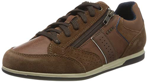 Geox U Renan A, Zapatillas Hombre, Marrón (Browncotto C6003), 43 EU