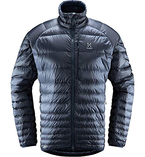 Haglöfs Essens Down Chaqueta De Plumas para Hombre, Dense Blue/Tarn Blue, S