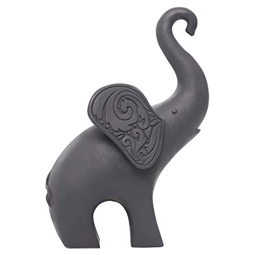 Happy Home Products Auspiciosos Papá Elefante Pequeños Adornos, Lindo Figuras De Resina De Animales, La Decoración del Hogar Sala De Estar para Habitación De Los Niños