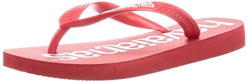 Havaianas Top Logomania, Chanclas Unisex Adulto, Rojo (Ruby Red 2090), 37/38 EU