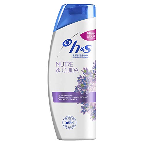 Head & Shoulders Nutre & Cuida Anticaspa Champú 360 ml, Con Lavanda