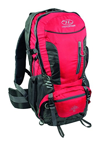 HIGHLANDER Hiker Mochila, Unisex Adulto, Rojo, 30 l