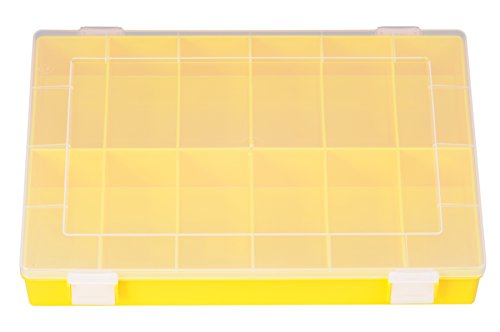 Hünersdorff Cajas de surtido PP CLASSIC, 12 compartimentos 225x335x55 mm, amarillo