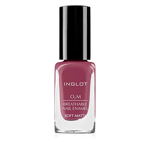 Inglot O2M 531 - Esmalte de uñas mate suave y transpirable que cubre perfectamente y tiene un suave acabado mate vegano, 12 ml