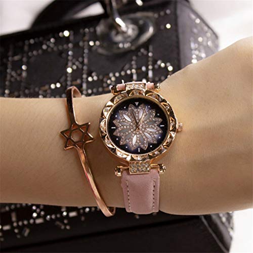 Janly - Reloj de pulsera para mujer, diseño creativo, regalo de San Valentín, color, talla L