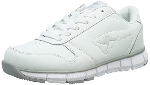 KangaROOS K-bluerun 700 B, Zapatillas Hombre, Blanco (White/Lt Grey 002), 36 EU