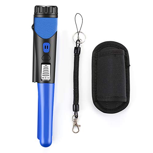 KKmoon Detector de Metal Pinpointer,Detector de Oro con Funda Tejida con Indicador LED（Azul）