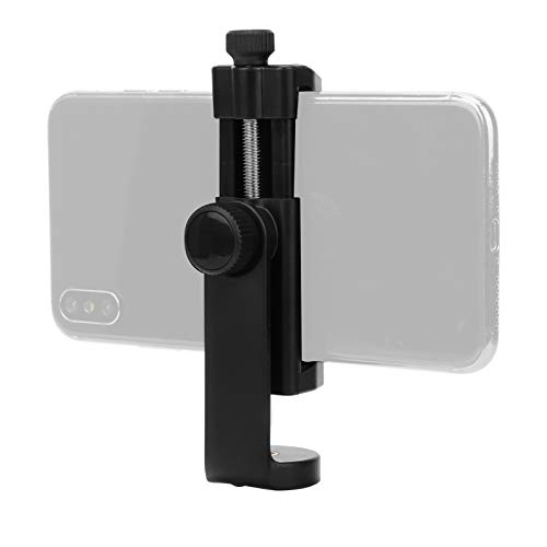 Ladieshow 55-100mm Clip Universal para teléfono Trípode Externo Multifunción 360 Grados Girar Abrazadera de teléfono Vertical Horizontal