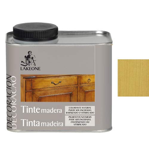 Lakeone 50101/1/2L.01 Tinte para La Madera, Roble Claro, 450 ml