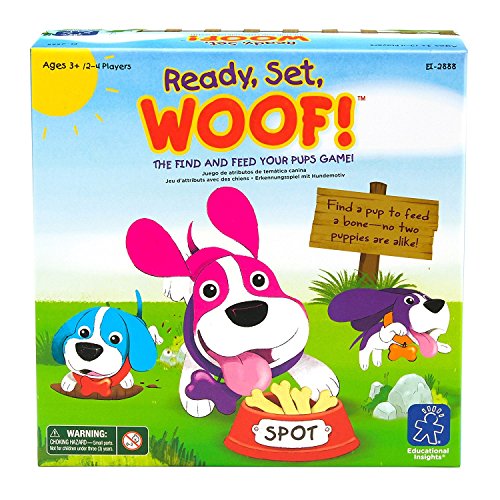 Learning Resources- Juego para reconocer características Ready, Set, Woof, Color (EI-2888) , color/modelo surtido