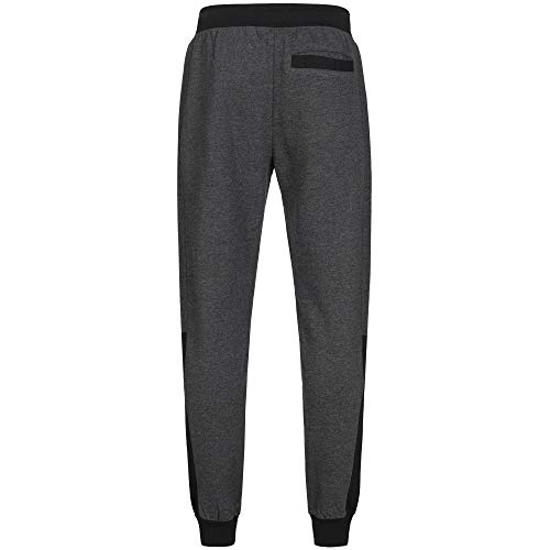 Lonsdale London Heckfield Hombre Pantalones de Deporte Antracita 3XL, 60% algodón, 40% poliéster, Suelto