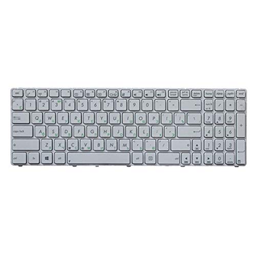 Lweitech Teclado RU para ASUS k52 k53s x61 n61 g60 g51 mp-09q33su-528 v111462as1 0kn0-e02 ru02 04gnv32kru00-2 v111462as1 profesión (Color : White)