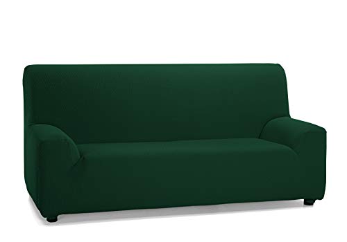 Martina Home Tunez Funda Elástica para Sofá, Tela, Verde (Botella), 2 Plazas (120-190 cm)