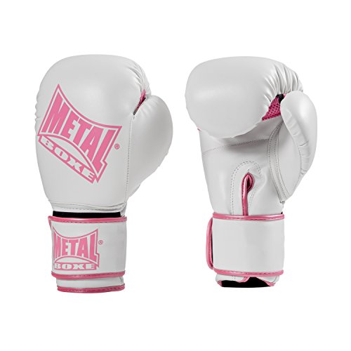 METAL BOXE MB200 – Guantes para Mujer, Mujer, Color Blanco, tamaño Taille 8 oz