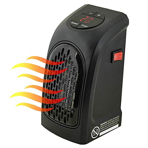 MHGLOVES Plug Heater Mini Cerámico Portátil, Ligero Y Compacto, 260W Calefactor Sin Cable, Calefactor Eléctrico Cerámico Heater con Sobrecalentamiento para Cuarto/Baño/Oficina (2 Piezas),EU