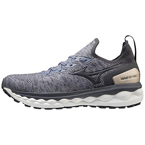 Mizuno Wave Sky Neo, Zapatillas de Running Hombre, Frost Gray/Ebony/Platinum Gold, 42.5 EU