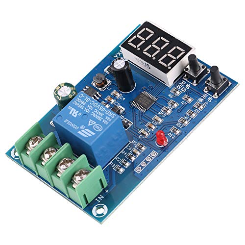 Módulo del controlador de carga de batería, 6-60V 10A Batería de litio Control de carga de la batería Tarjeta del cargador Interruptor automático de la fuente de alimentación